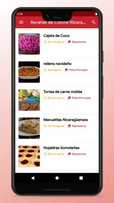 Nicaraguan Recipes - Food App android App screenshot 6