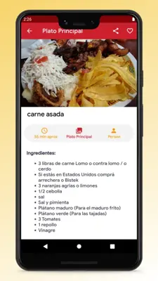 Nicaraguan Recipes - Food App android App screenshot 7